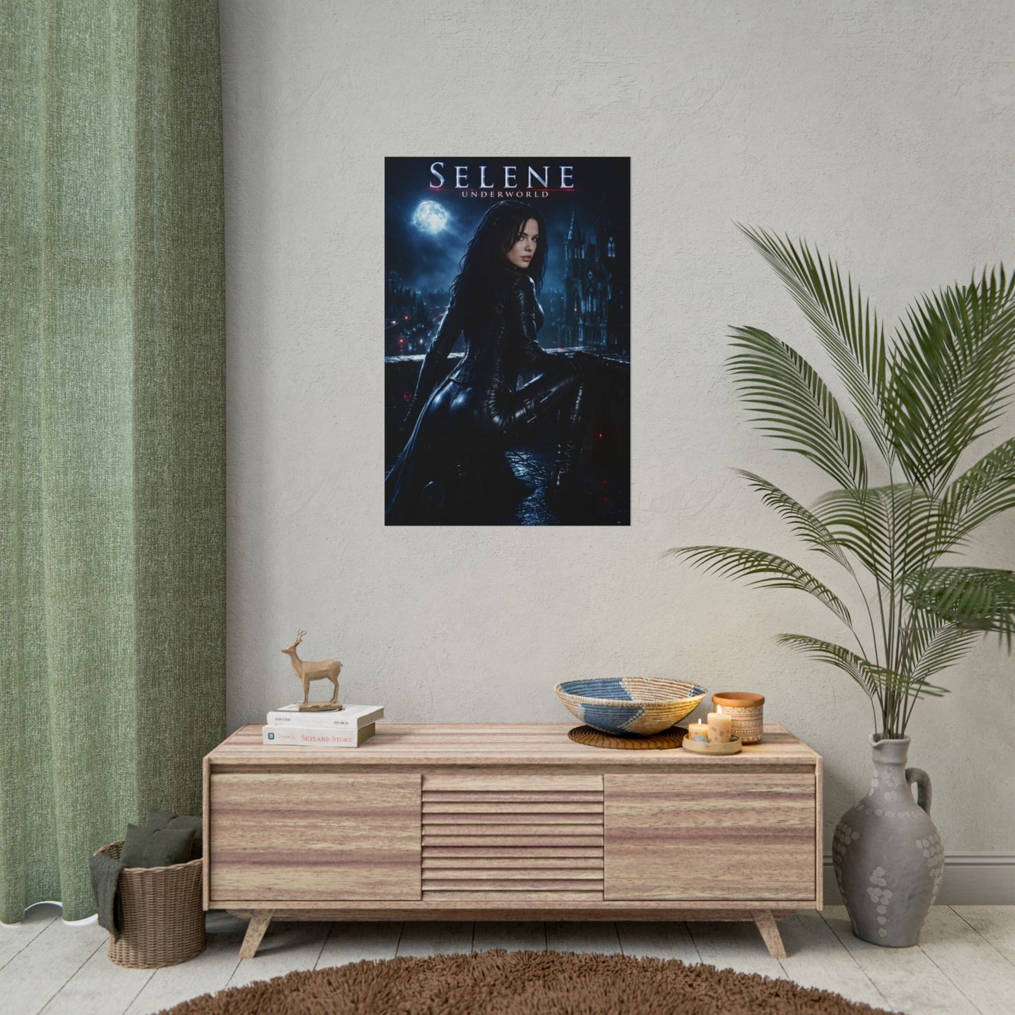 Selene Underworld Poster, Vampire Wall Art, Gothic Print, Movie Decor