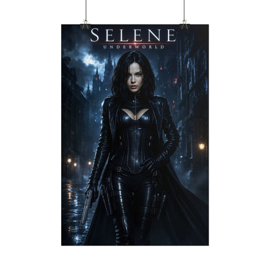 Underworld Selene Vampire Movie Video Game Art Print Collectible Wall Gothic Poster