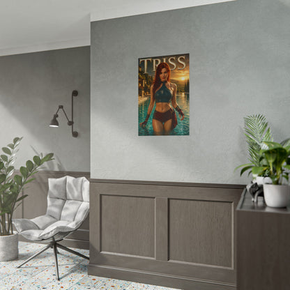 Triss Merigold The Witcher Wall Art Poster Fantasy Bedroom Decor Character Print