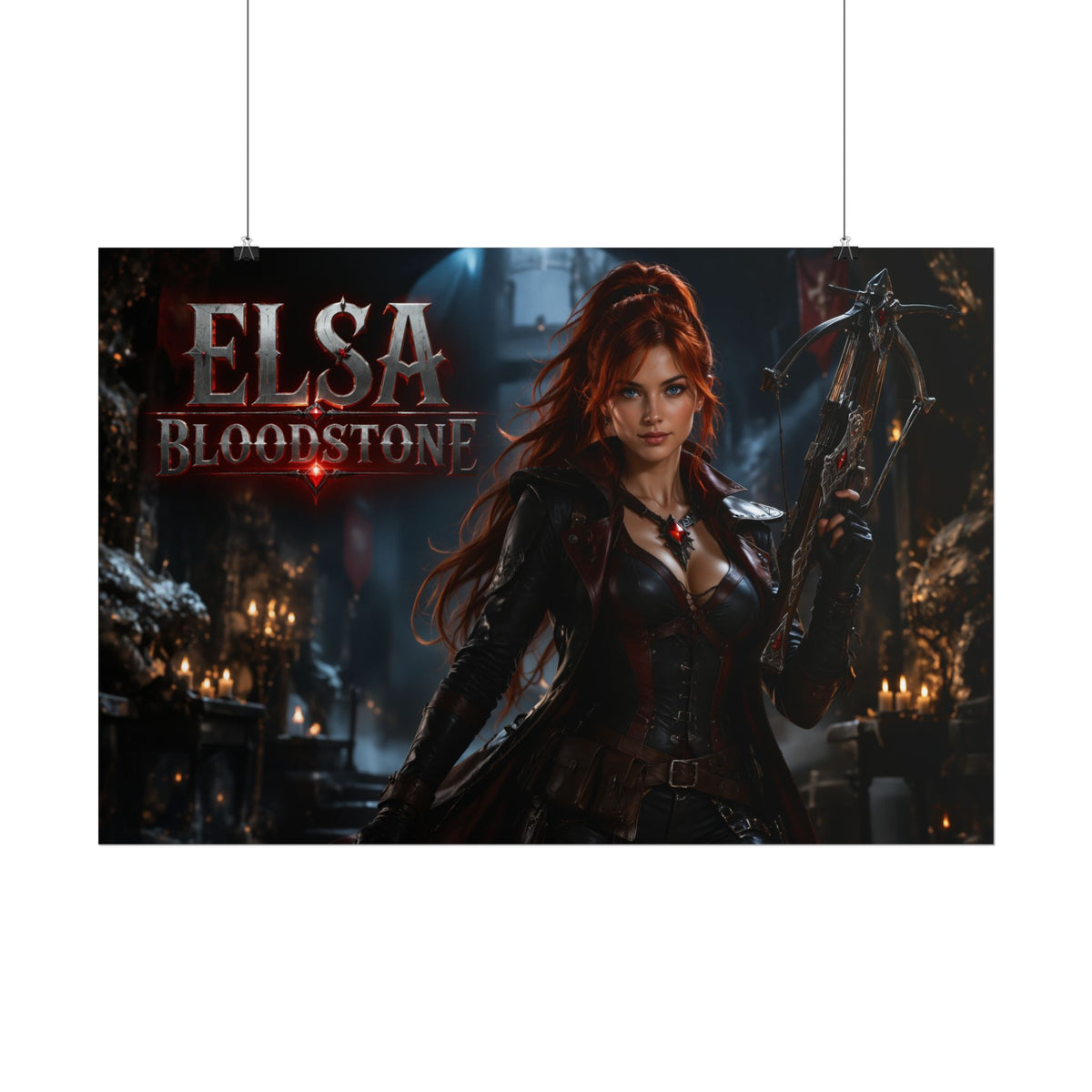 Elsa Bloodstone Comic Poster Character Wall Art Collector Room Decor Art Print