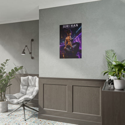 Juri Han Poster, Street Fighter Wall Art, Gaming Print, Pin Up Decor