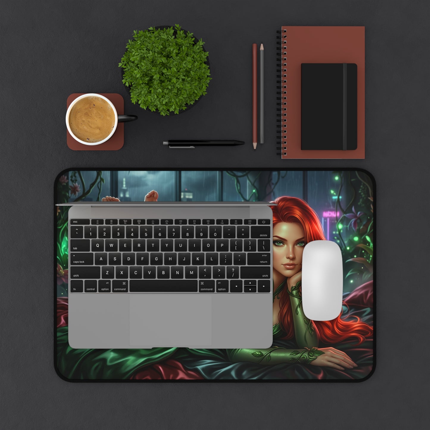 DC Comics Mouse Pad, Poison Ivy Desk Mat, Anime Decor