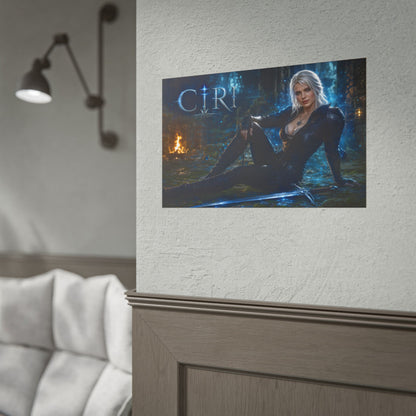 Fantasy Wall Art Ciri The Witcher Poster Room Decor Collector Gift Art Print