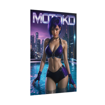 Motoko Kusanagi Ghost in the Shell Poster Wall Art Character Room Decor Collecti