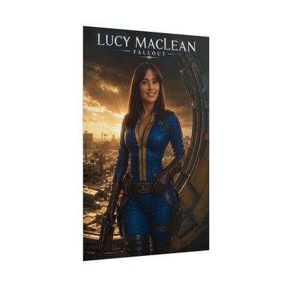 Lucy Fallout Poster, Fallout Wall Art, Gaming Print, Post Apocalyptic Decor