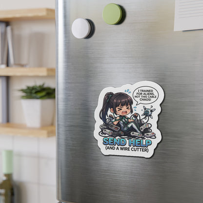 Eve Stellar Blade Magnet – Anime-Sci-Fi-Mädchen-Kühlschrankmagnet, futuristische Dekoration