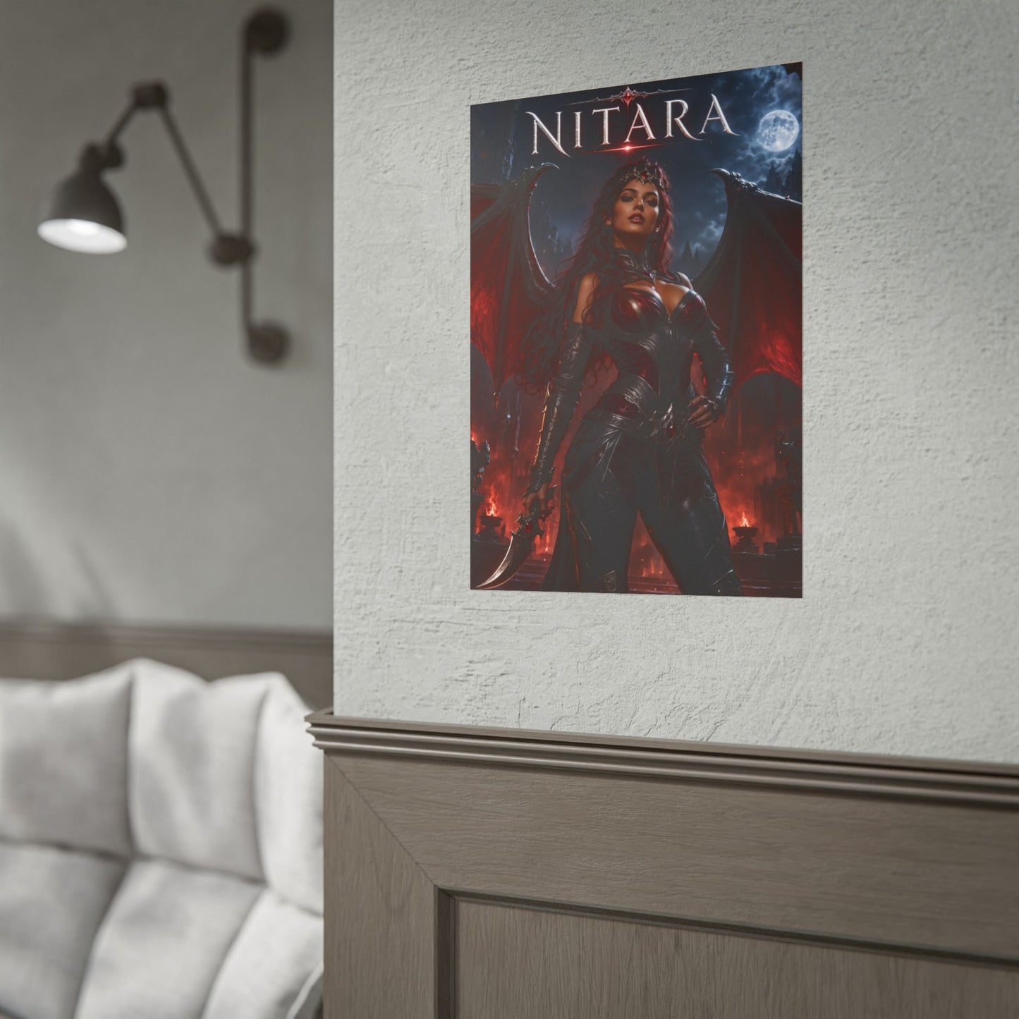 Nitara MK Poster Mortal Kombat Gaming Wall Art Print Decor