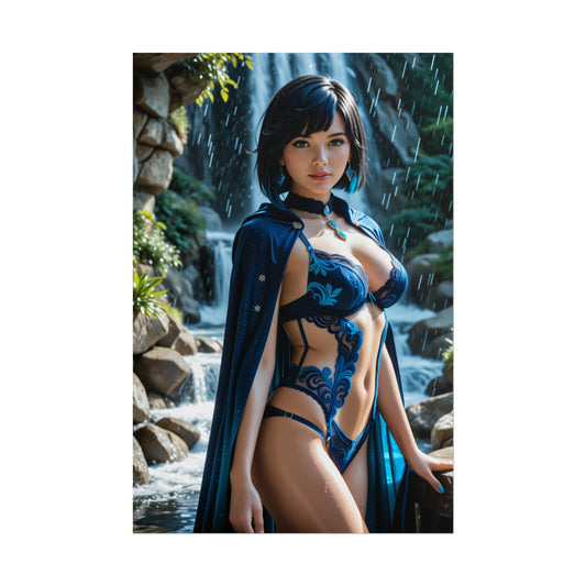 Фентезійний плакат Вайфу | Настінне мистецтво аніме Єлан для отаку або декору офісу