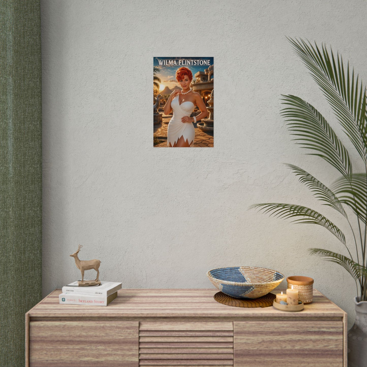 Wilma Flintstone The Flintstones Poster Cartoon Wall Art Print