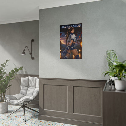 Asuka Kazama Poster, Tekken Wall Art, Gaming Poster, Room Decor