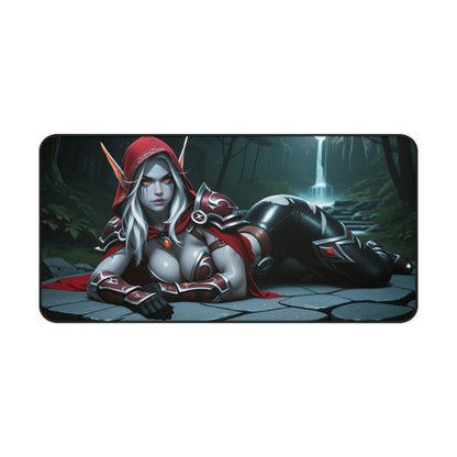 Килимок для столу Sylvanas, килимок для миші Fantasy Archer Heroine, налаштування готичного ігрового столу