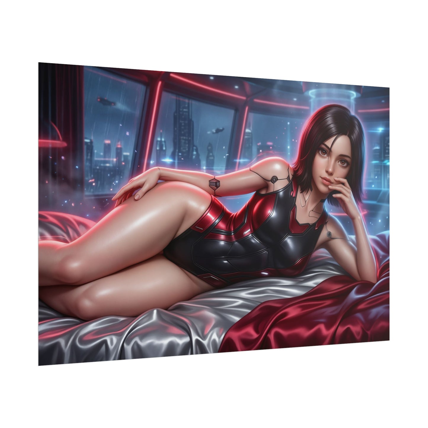 Alita Battle Angel Poster, Anime Wall Art, Sci Fi Poster Decor