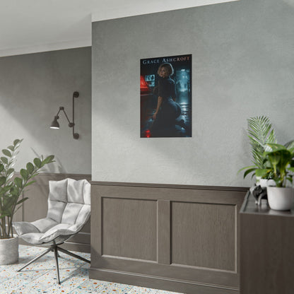 Grace Ashcroft Poster, Survival Horror Wall Art, Gaming Print Decor