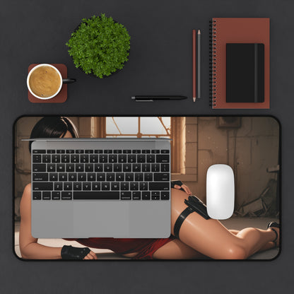 Килимок для столу Ada Wong, килимок для миші "Секретний агент" у стилі ігрової героїні, стильний ігровий стіл