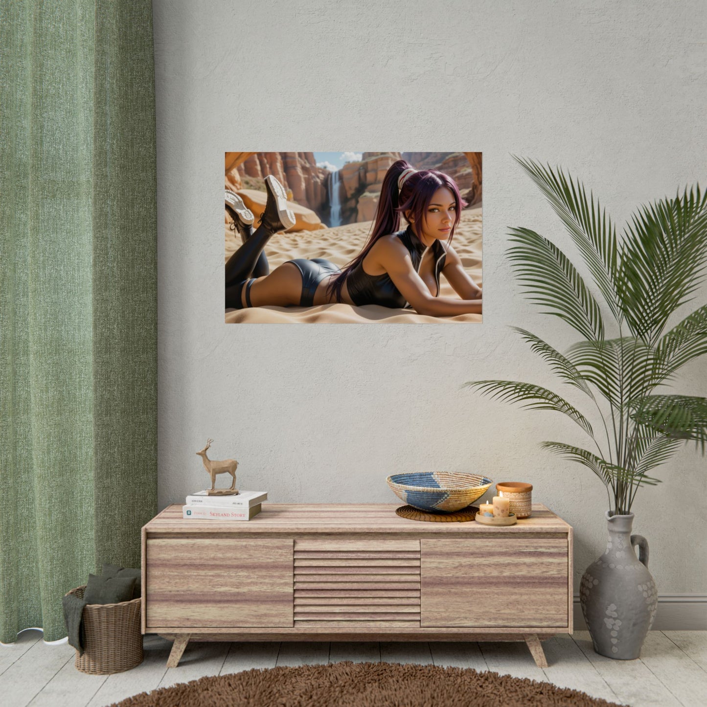 Аніме-постер Йоруїчі Шіхойн | Настінне мистецтво Вайфу для декору в стилі фентезі ніндзя