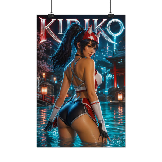 Kiriko Overwatch Gaming Poster Wall Art Gamer Room Decor Collectible Print