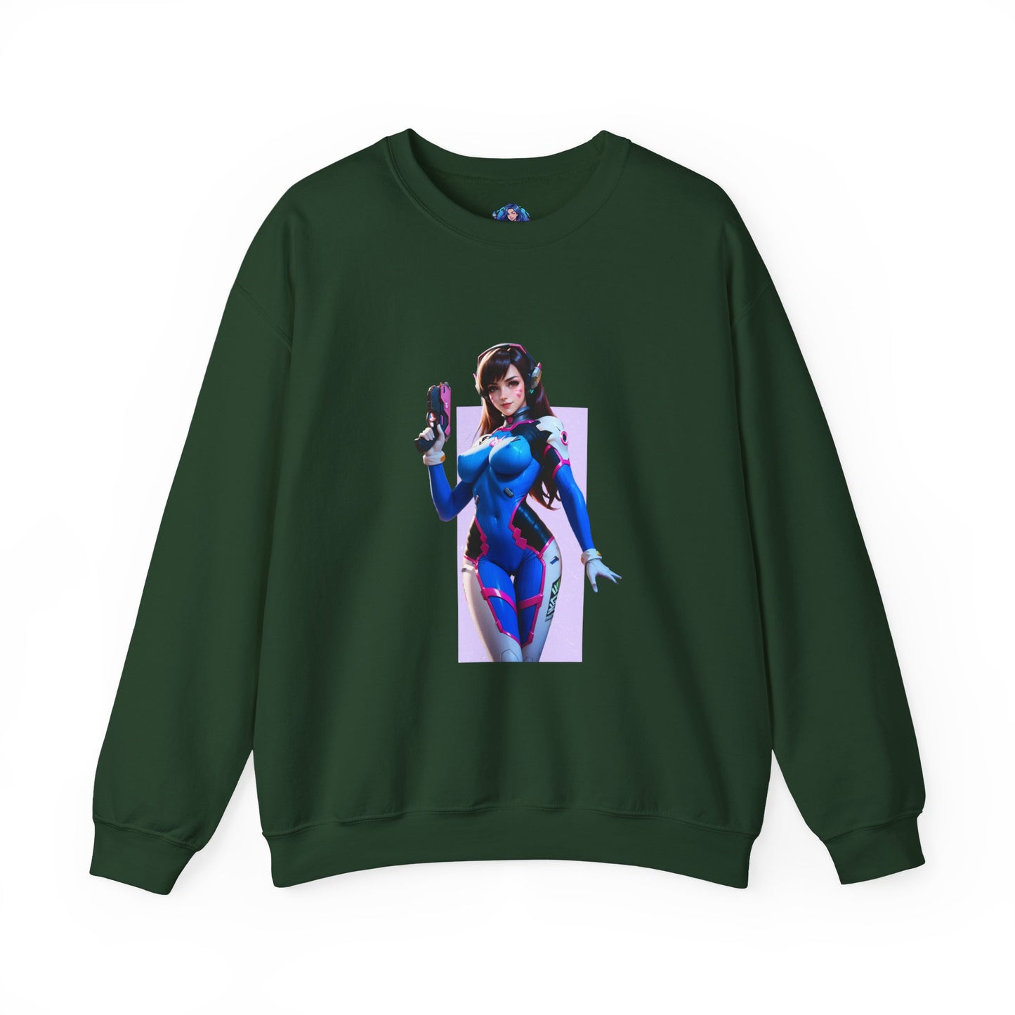 D.Va Sweatshirt, Overwatch Rundhalsausschnitt, Gemütliche Gamer-Streetwear für Fans und Sammler