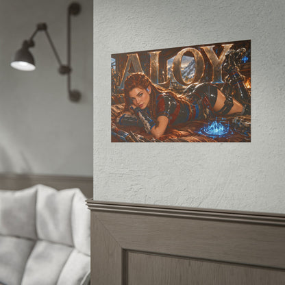 Aloy Horizon Poster Gaming Wall Art Gamer Room Decor Collectible Print