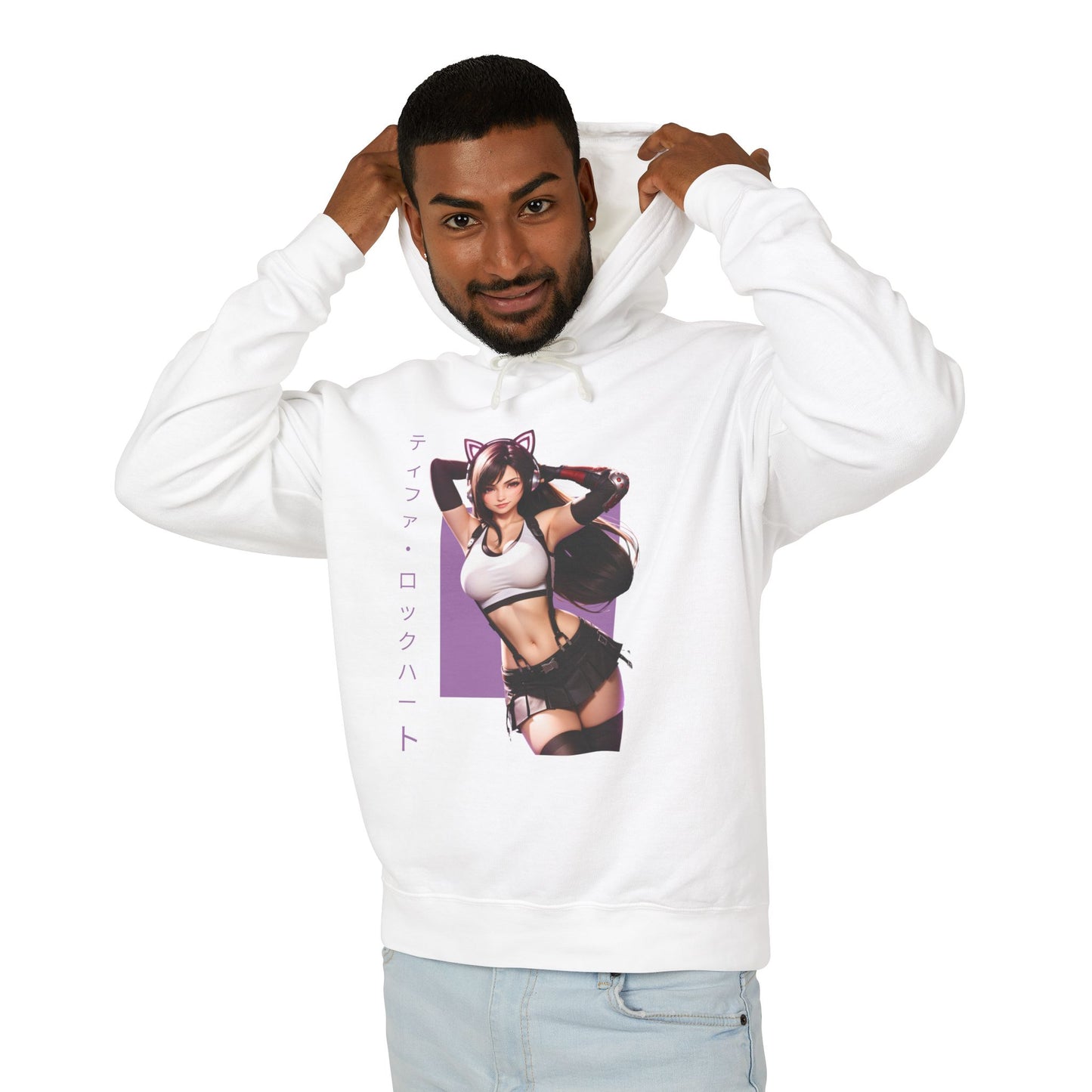 Худі з Тіфою Локхарт | Худі з аніме-бійцем | Пуловер з фентезійними бойовими мистецтвами