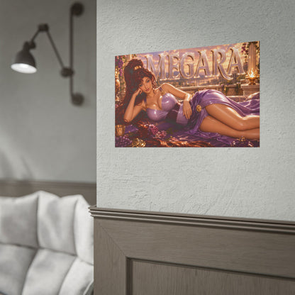 Fantasy Wall Art Megara Hercules Poster Character Room Decor Gift Print