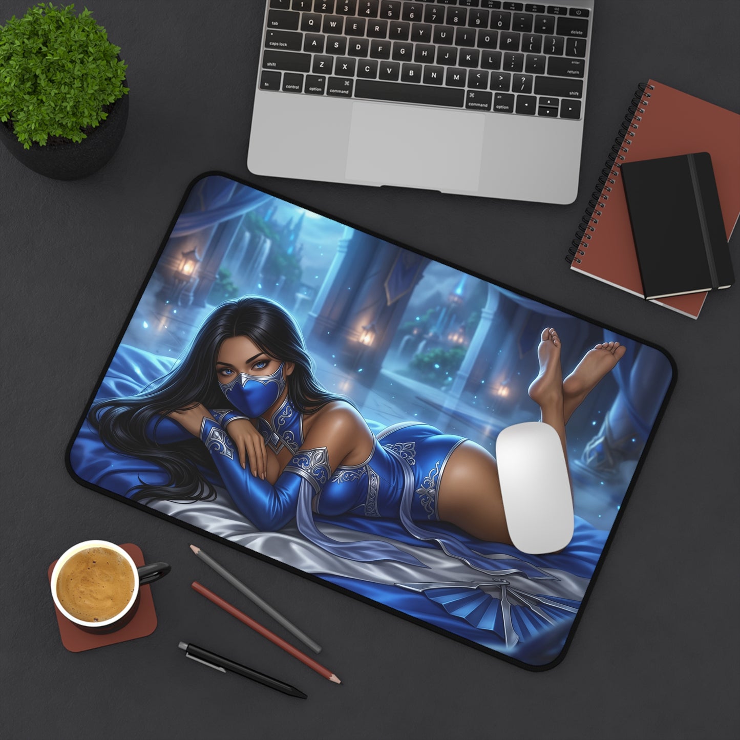 Mortal Kombat Mouse Pad, Kitana Desk Mat, Gamer Gift XXL