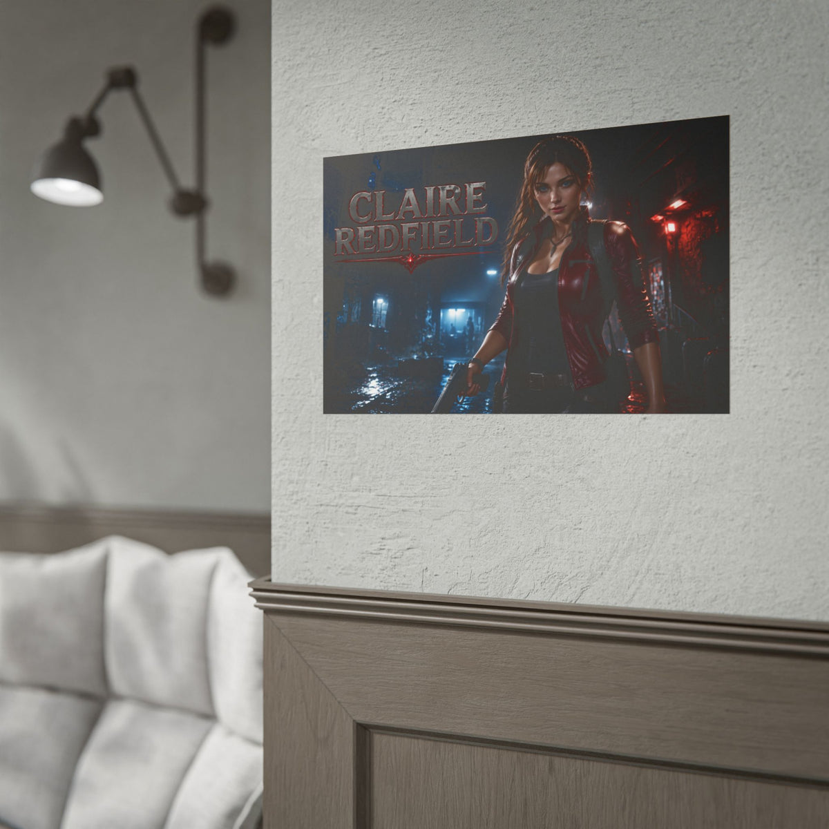 Claire Redfield Wall Art Poster PC Gaming Decor Bedroom Collector Print