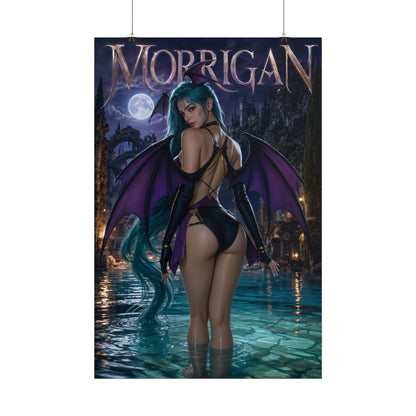 Morrigan Aensland Darkstalkers Poster Wall Art Character Room Decor Collectible