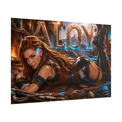 Gaming Wall Art Aloy Horizon Poster Game Room Decor Gamer Gift Print