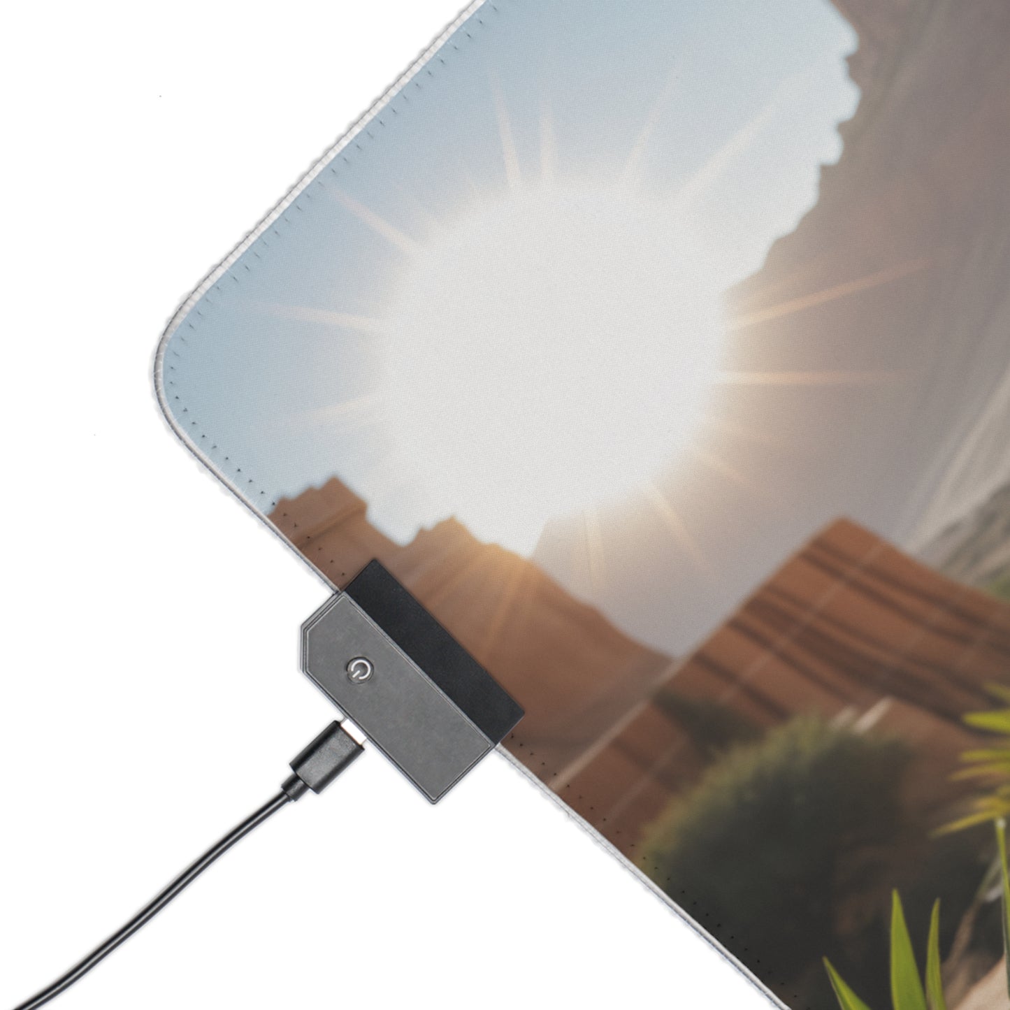 Boa Hancock Schreibtischunterlage – LED RGB-Pad, elegantes Waifu-Anime-Girl-Gaming-Setup