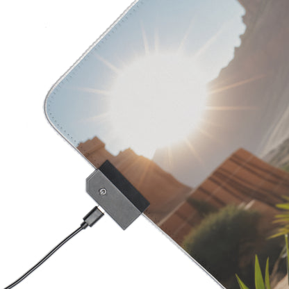 Boa Hancock Schreibtischunterlage – LED RGB-Pad, elegantes Waifu-Anime-Girl-Gaming-Setup