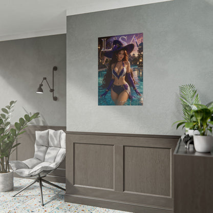 Anime Wall Art Lisa Genshin Impact Poster Otaku Room Decor Collector Gift Print