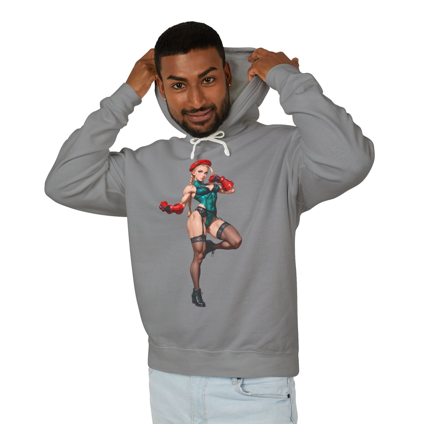 Cammy White Hoodie | Street Fighter Gamer Hoodie | Anime Waifu Grafik-Pullover