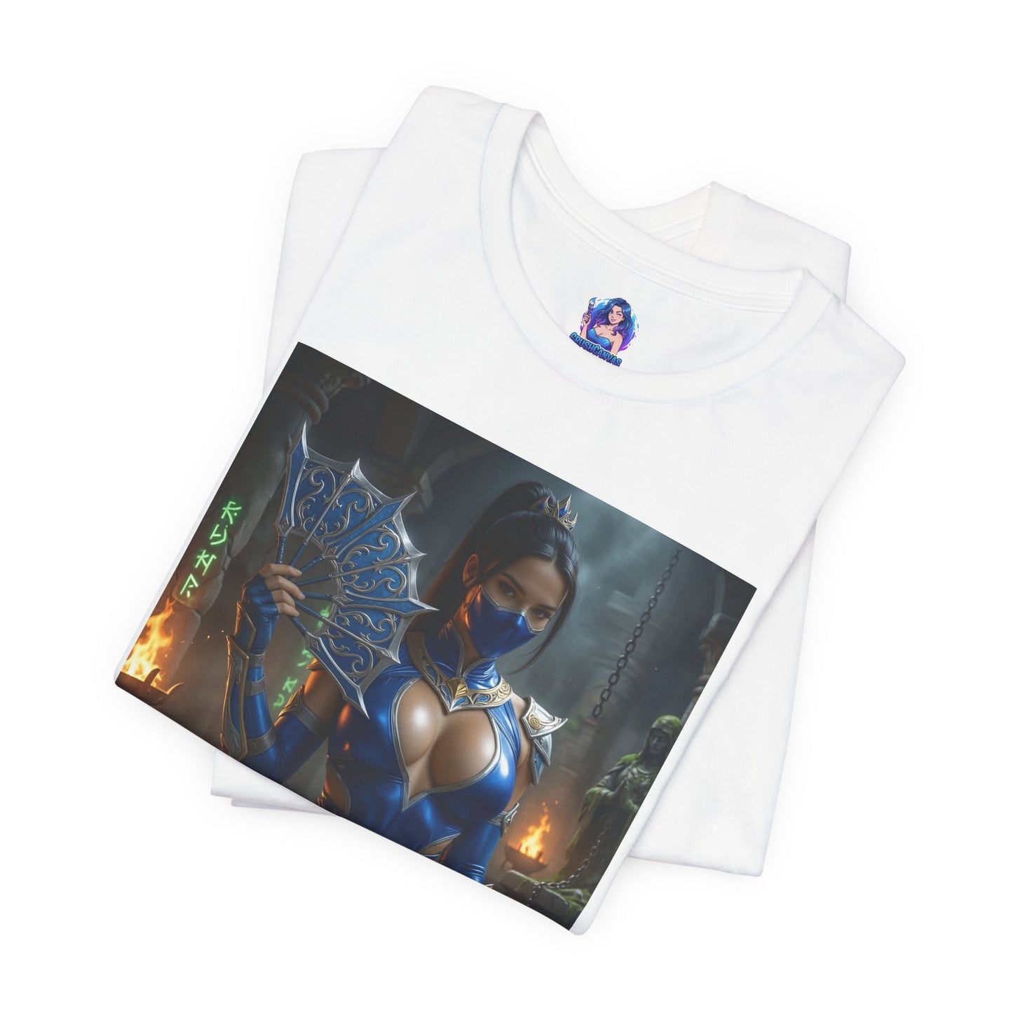 Kitana Mortal Kombat T-Shirt | Kampfspiel-Shirt für Gamer &amp; Anime-Fans