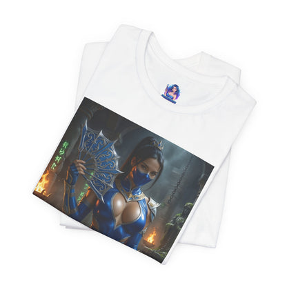 Kitana Mortal Kombat T-Shirt | Kampfspiel-Shirt für Gamer &amp; Anime-Fans