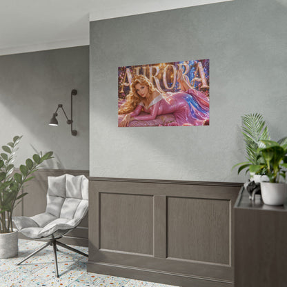 Princess Aurora Sleeping Beauty Poster Fantasy Wall Art Character Room Decor