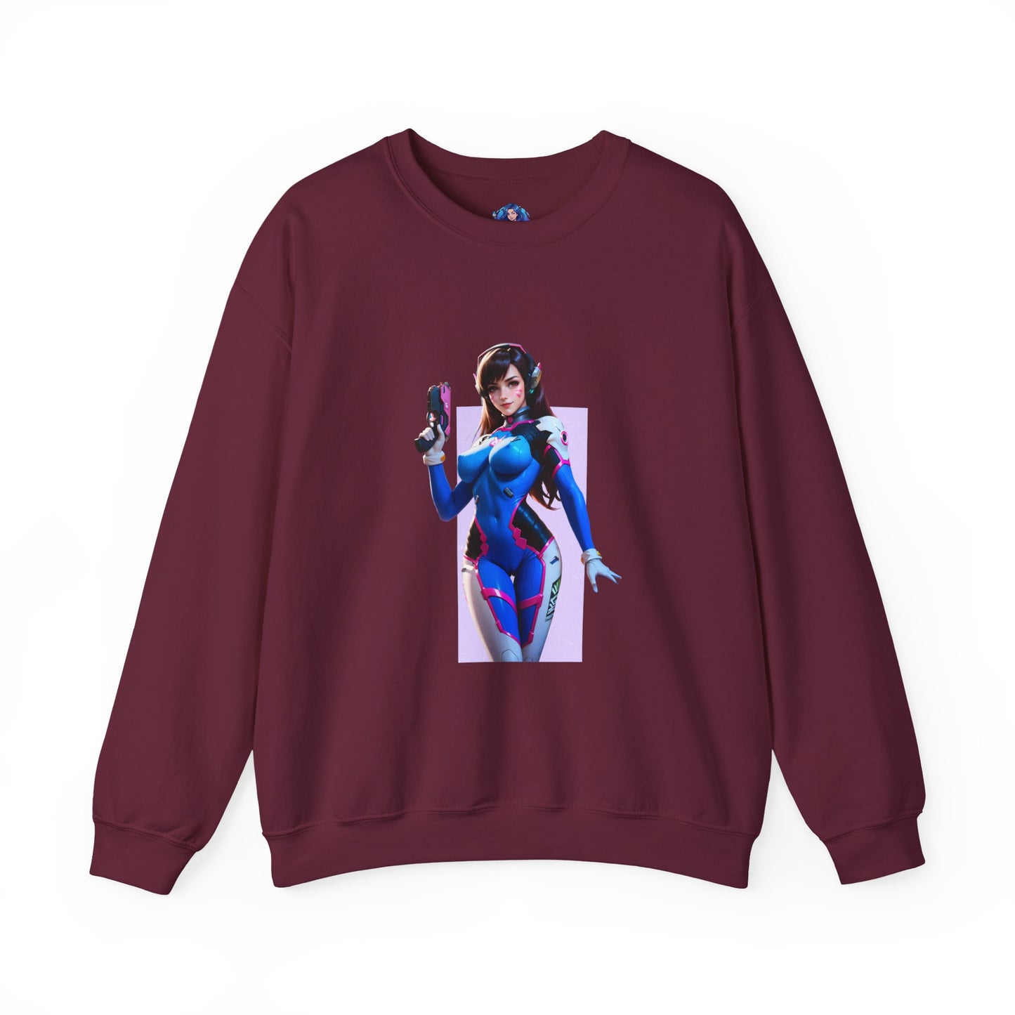 D.Va Sweatshirt, Overwatch Rundhalsausschnitt, Gemütliche Gamer-Streetwear für Fans und Sammler