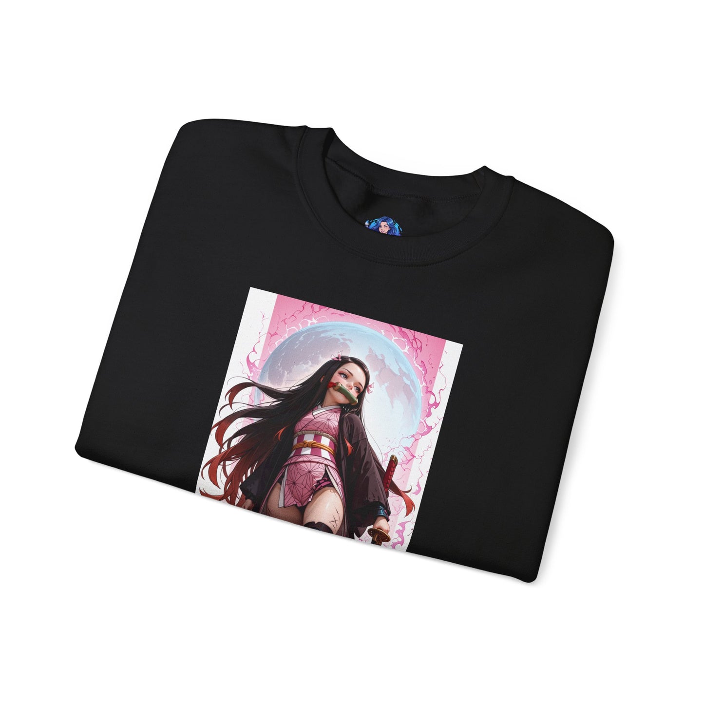 Nezuko Kamado Sweatshirt, Anime Heroine Crewneck, Stylish Demon Slayer Streetwear