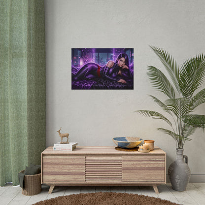 Psylocke Poster, Marvel Wandkunst, Comic-Kunstdruck, Gamer Deko