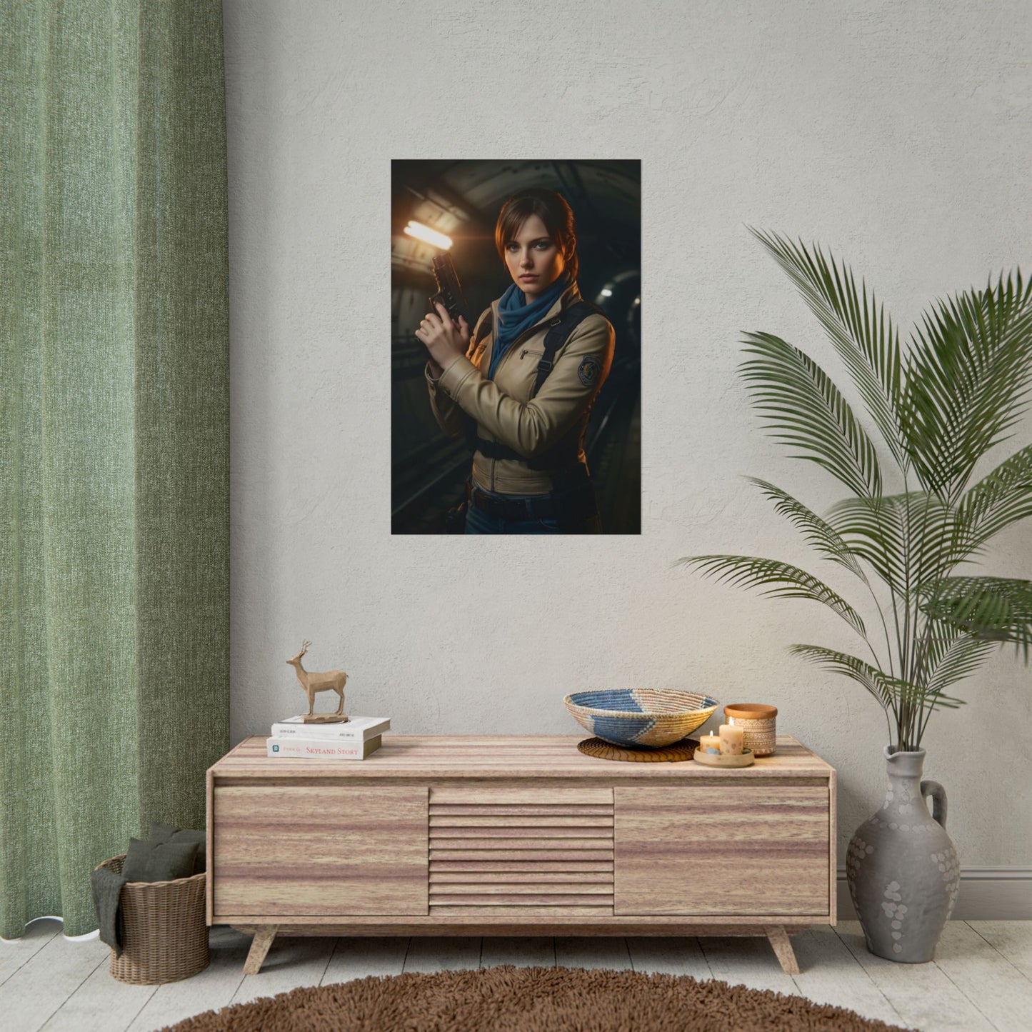 Sherry Birkin Poster – Resident Evil Wall Art Print, Survival Character Decor