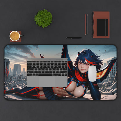 Килимок для столу Ryuko Matoi, килимок для миші з аніме-дівчиною-файтингом, налаштування столу для екшн-ігор