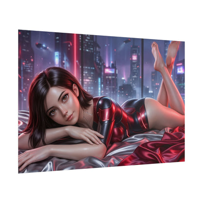 Alita Battle Angel Poster, Sci Fi Wall Art, Gaming Print, Room Decor