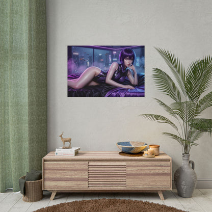 Motoko Kusanagi Poster, Ghost in the Shell Wall Art, Sci Fi Print