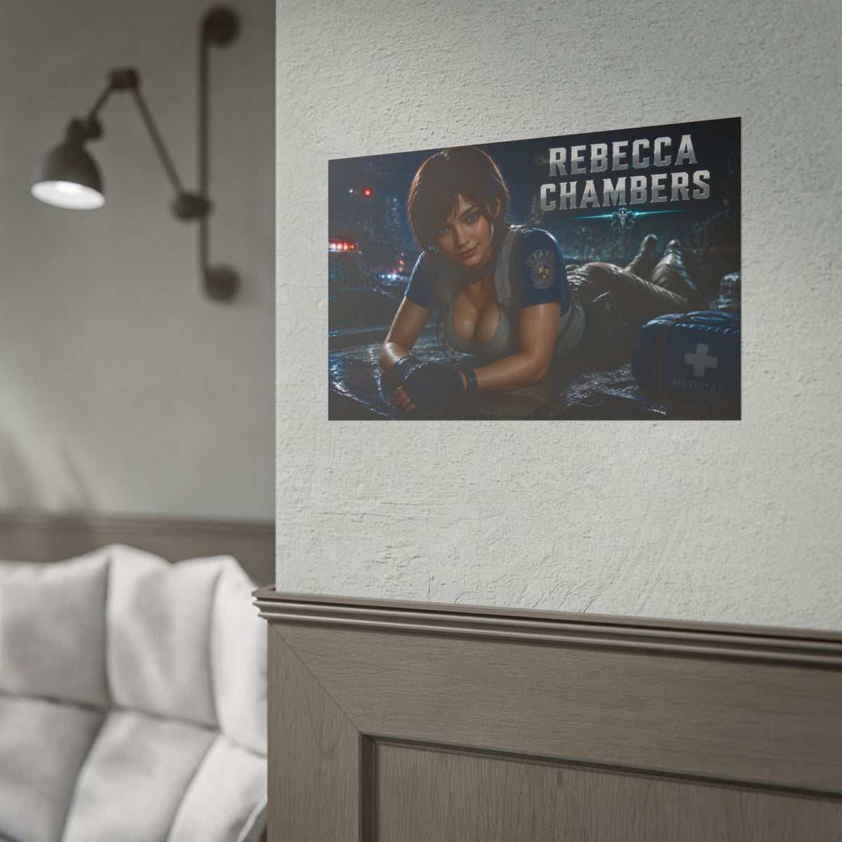 Rebecca Chambers Character Poster Gaming Setup Wall Decor Collector Print