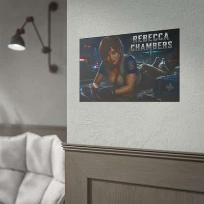 Rebecca Chambers Character Poster Gaming Setup Wall Decor Collector Print