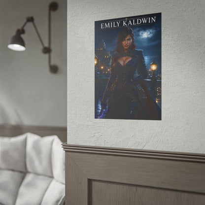 Emily Kaldwin Poster, Dishonored Wall Art, Gaming Print, Fantasy Decor