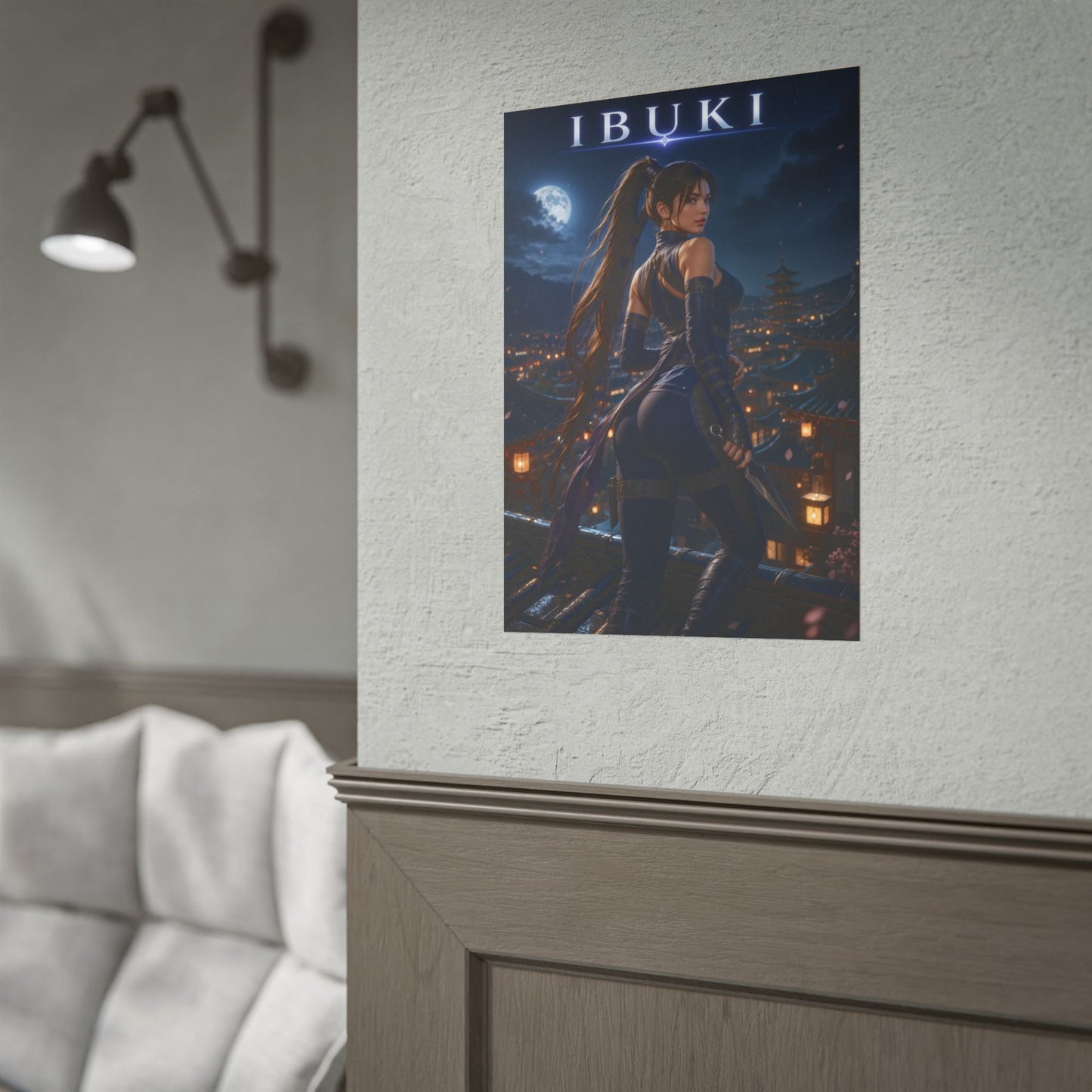 Ibuki Street Fighter Poster Capcom Ninja Wall Art Print Decor