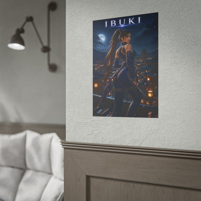 Ibuki Street Fighter Poster Capcom Ninja Wall Art Print Decor