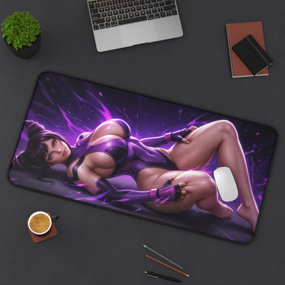 Street Fighter Mouse Pad, Juri Han Desk Mat, Gamer Gift XXL