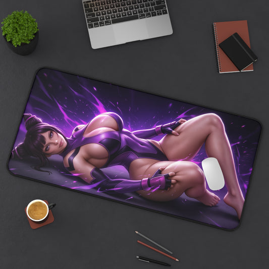 Street Fighter Mouse Pad, Juri Han Desk Mat, Gamer Gift XXL