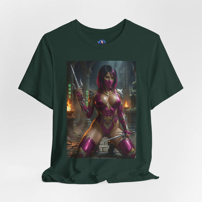 Mileena Mortal Kombat T-Shirt | Kampfspiel-Shirt für Gamer &amp; Anime-Fans